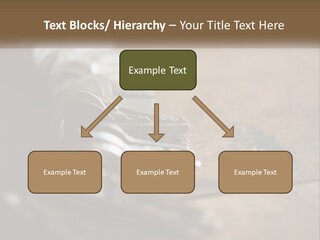 A Bunch Of Keys Sitting On Top Of A Wooden Table PowerPoint Template