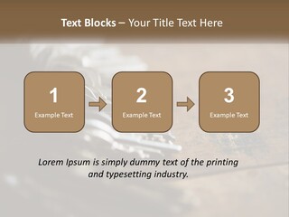 A Bunch Of Keys Sitting On Top Of A Wooden Table PowerPoint Template