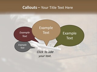 A Bunch Of Keys Sitting On Top Of A Wooden Table PowerPoint Template