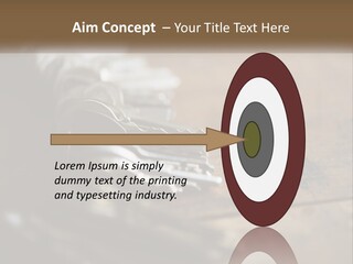 A Bunch Of Keys Sitting On Top Of A Wooden Table PowerPoint Template