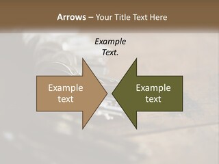 A Bunch Of Keys Sitting On Top Of A Wooden Table PowerPoint Template