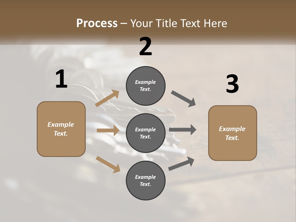 A Bunch Of Keys Sitting On Top Of A Wooden Table PowerPoint Template