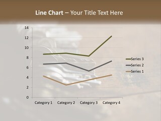 A Bunch Of Keys Sitting On Top Of A Wooden Table PowerPoint Template