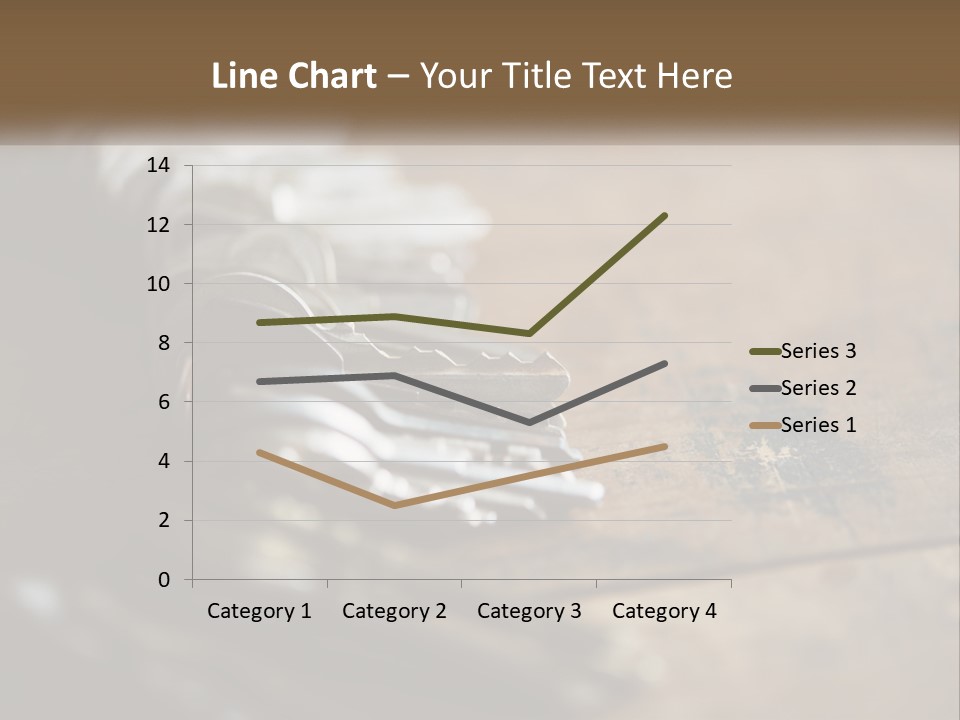 A Bunch Of Keys Sitting On Top Of A Wooden Table PowerPoint Template