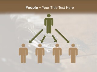 A Bunch Of Keys Sitting On Top Of A Wooden Table PowerPoint Template