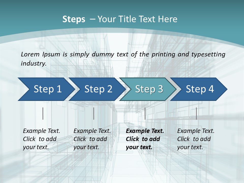 A Blue And White Abstract Powerpoint Presentation PowerPoint Template