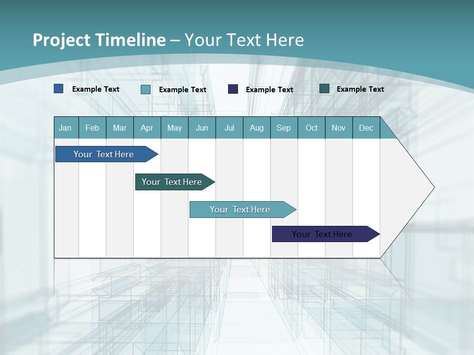 A Blue And White Abstract Powerpoint Presentation PowerPoint Template