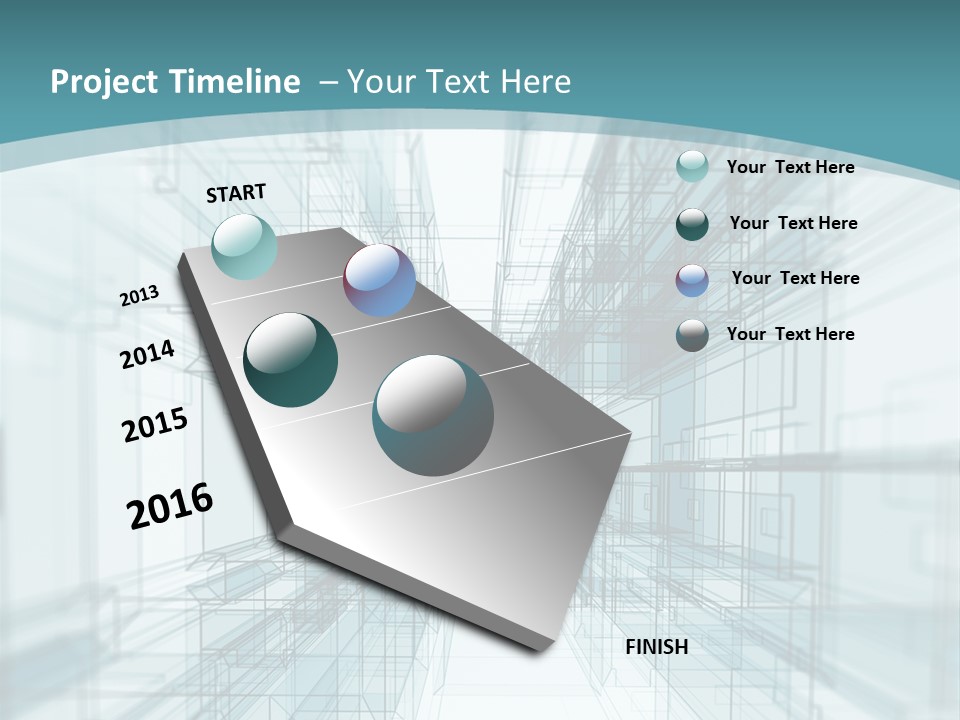 A Blue And White Abstract Powerpoint Presentation PowerPoint Template