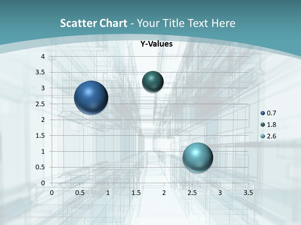 A Blue And White Abstract Powerpoint Presentation PowerPoint Template
