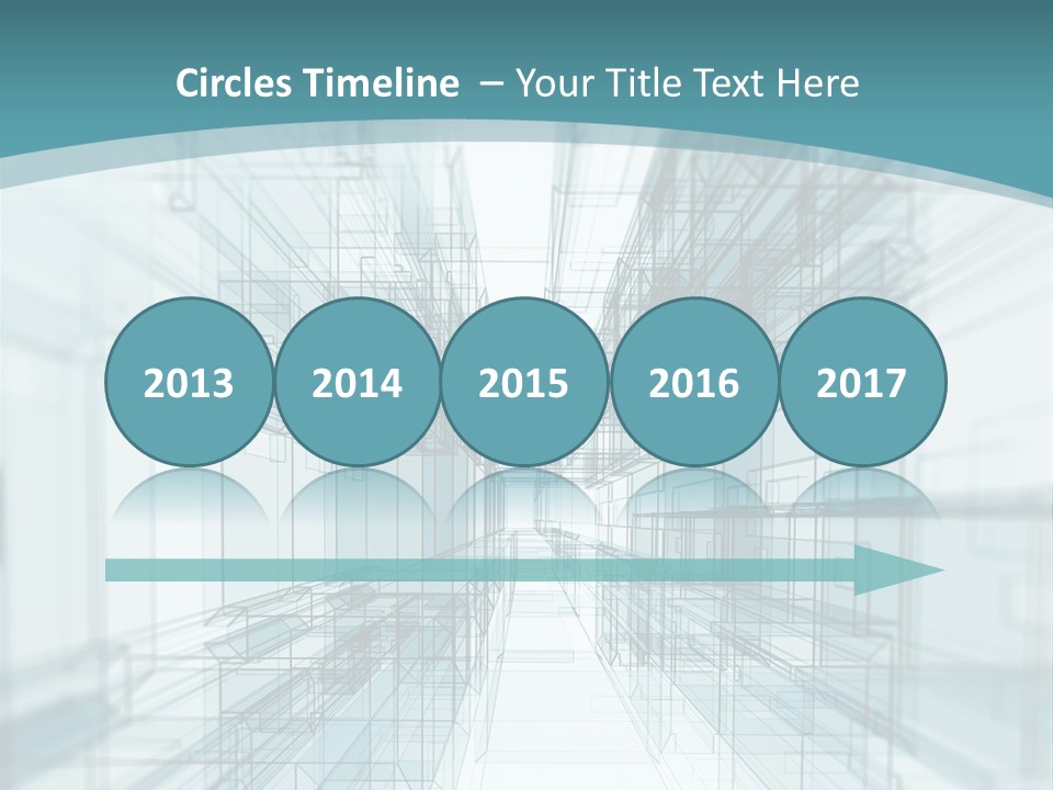 A Blue And White Abstract Powerpoint Presentation PowerPoint Template