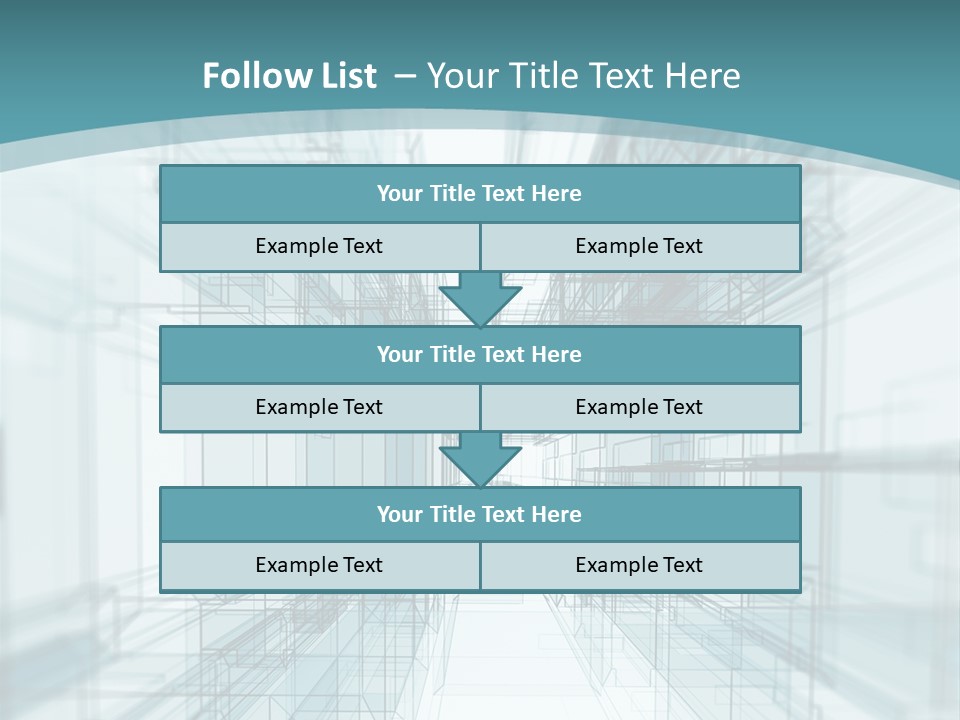 A Blue And White Abstract Powerpoint Presentation PowerPoint Template