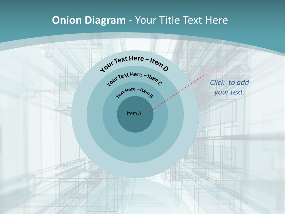 A Blue And White Abstract Powerpoint Presentation PowerPoint Template