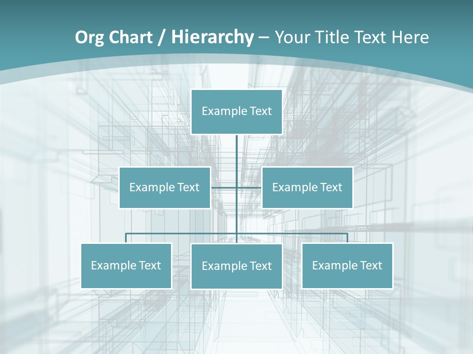 A Blue And White Abstract Powerpoint Presentation PowerPoint Template