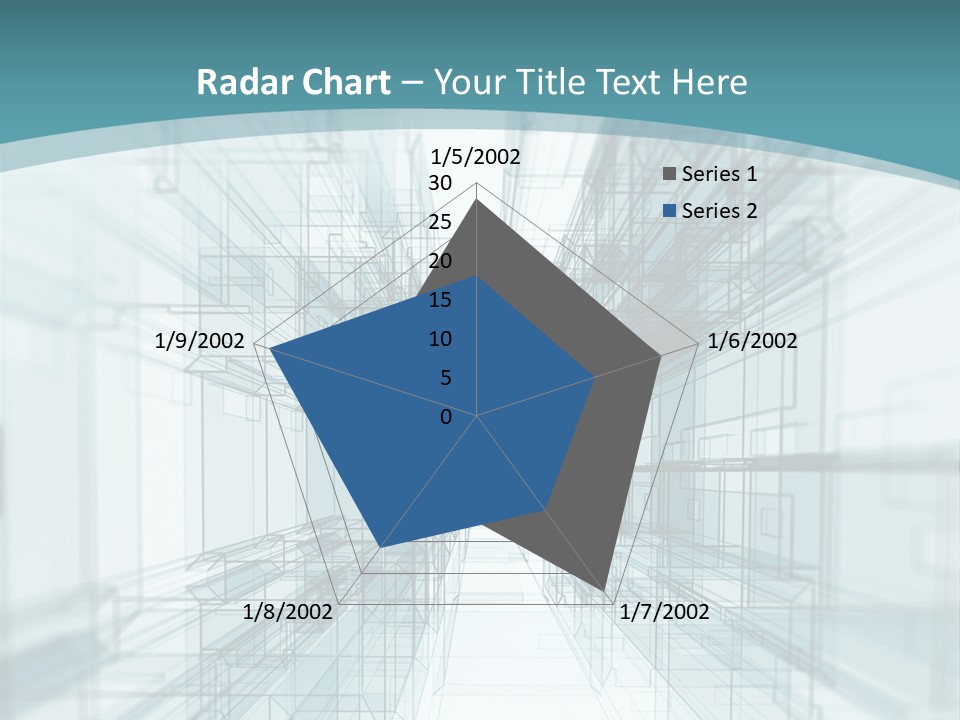 A Blue And White Abstract Powerpoint Presentation PowerPoint Template