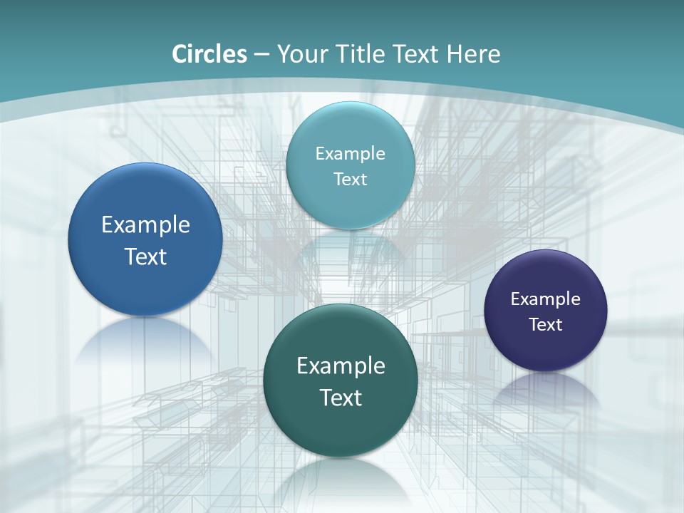 A Blue And White Abstract Powerpoint Presentation PowerPoint Template