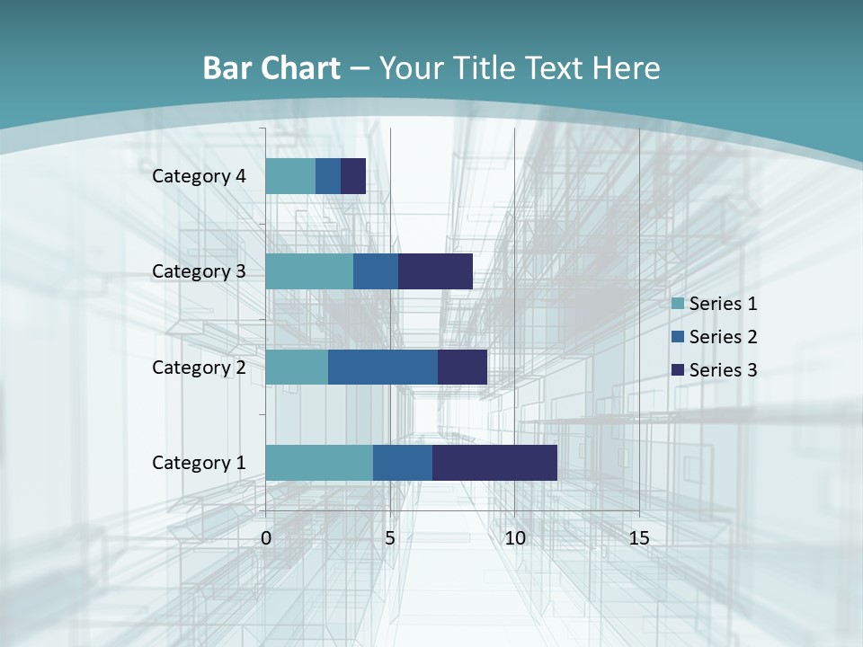 A Blue And White Abstract Powerpoint Presentation PowerPoint Template