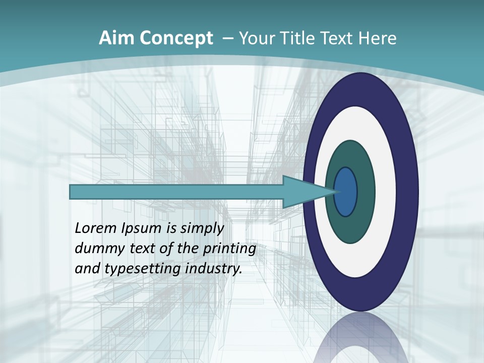 A Blue And White Abstract Powerpoint Presentation PowerPoint Template