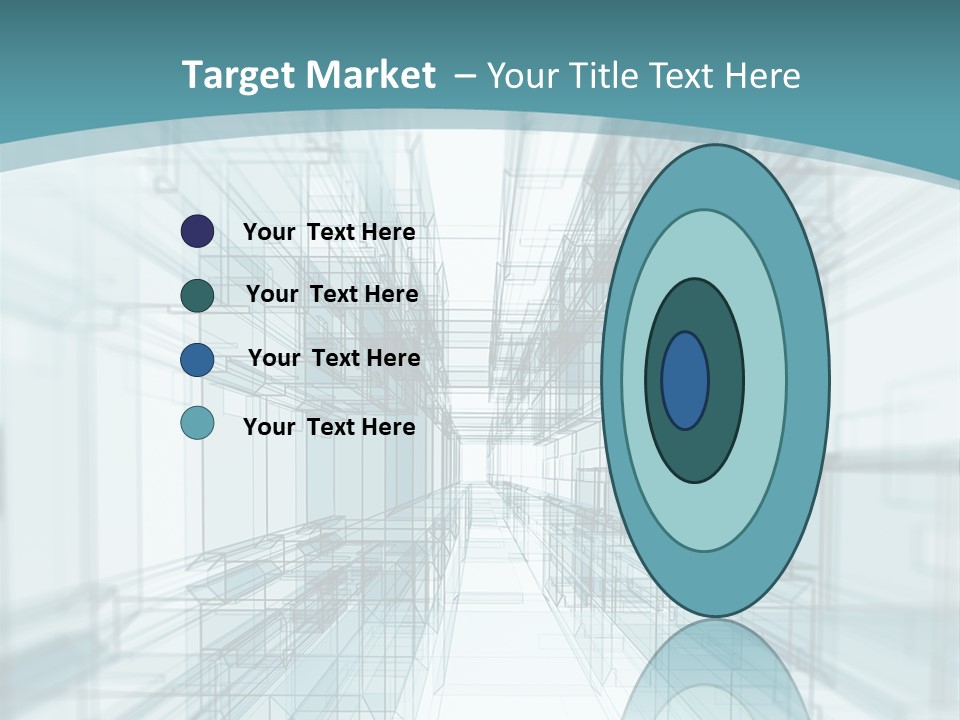 A Blue And White Abstract Powerpoint Presentation PowerPoint Template