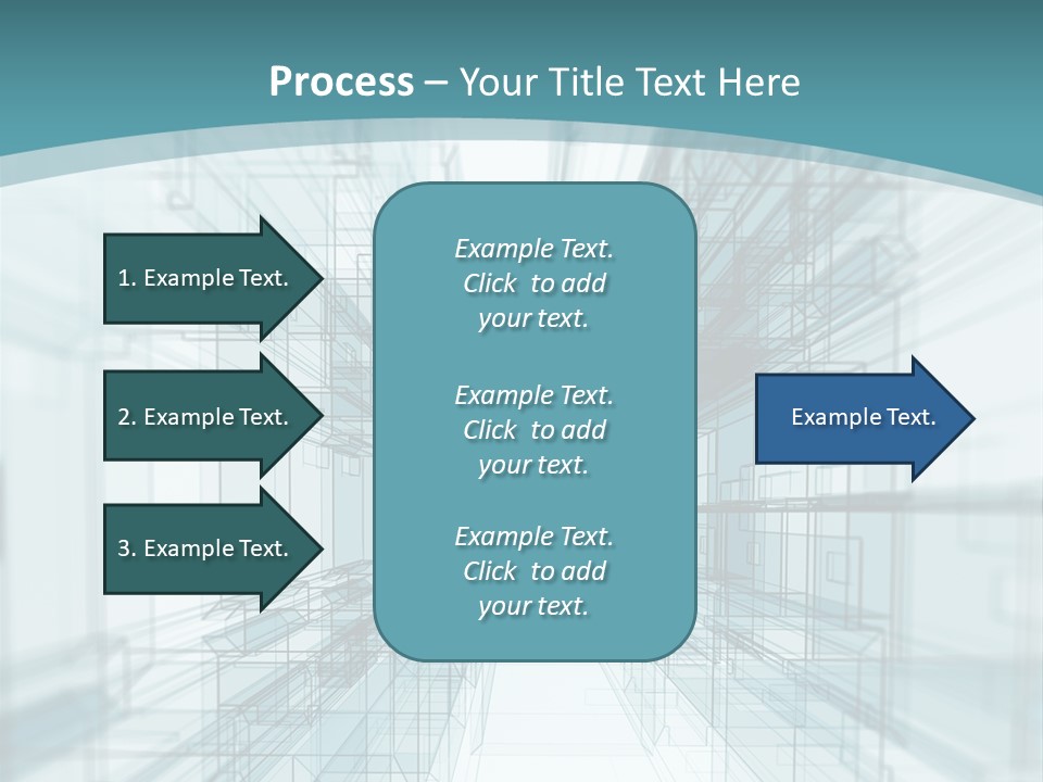 A Blue And White Abstract Powerpoint Presentation PowerPoint Template