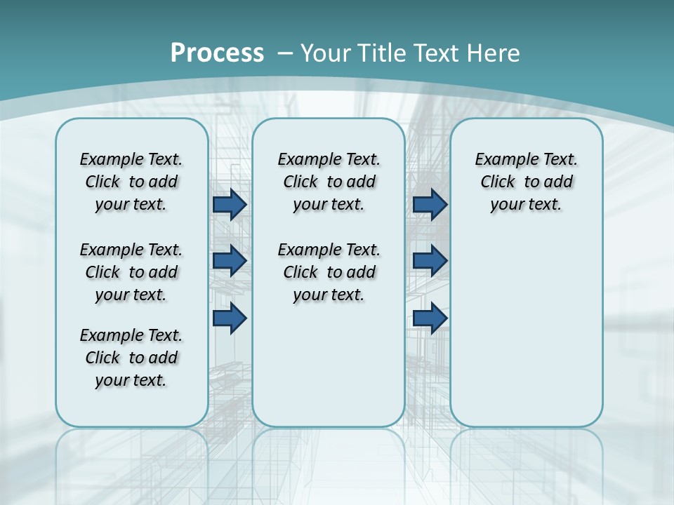 A Blue And White Abstract Powerpoint Presentation PowerPoint Template