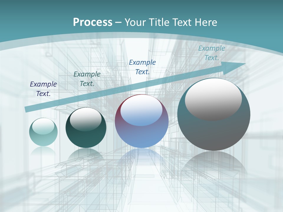 A Blue And White Abstract Powerpoint Presentation PowerPoint Template