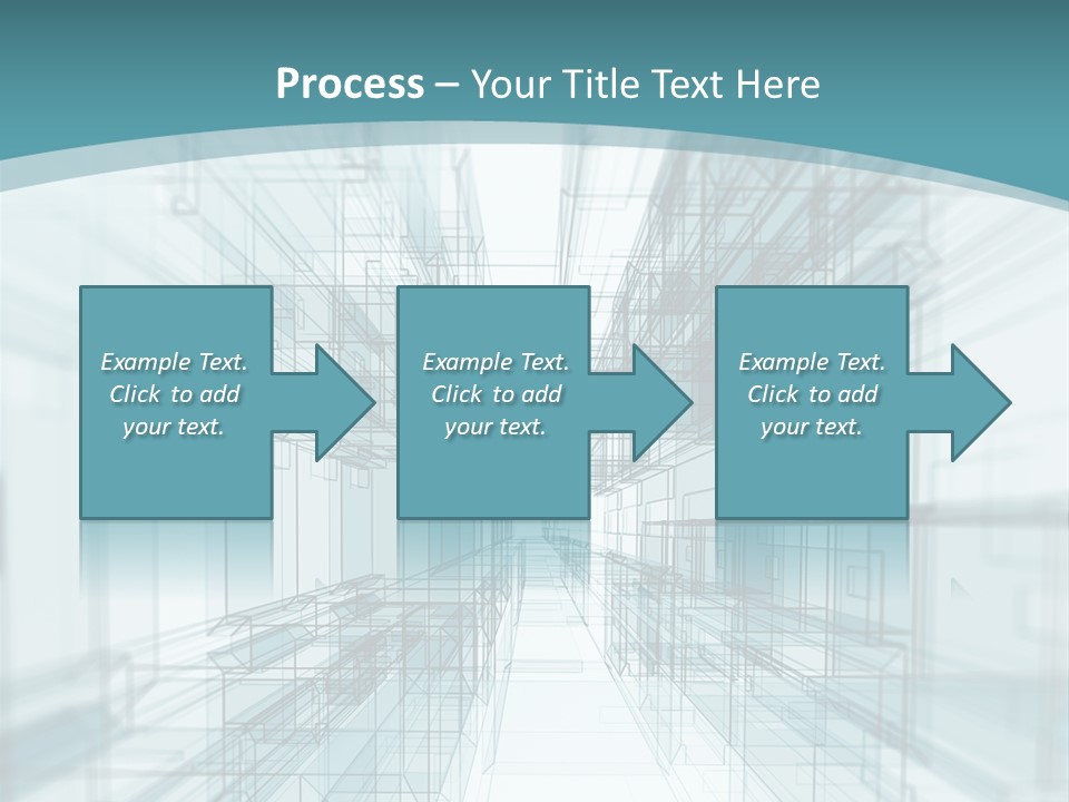 A Blue And White Abstract Powerpoint Presentation PowerPoint Template