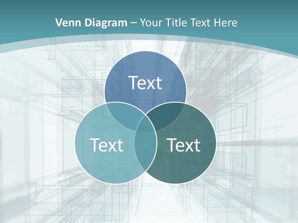 A Blue And White Abstract Powerpoint Presentation PowerPoint Template