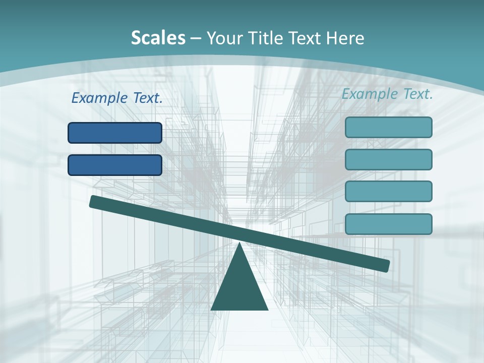 A Blue And White Abstract Powerpoint Presentation PowerPoint Template