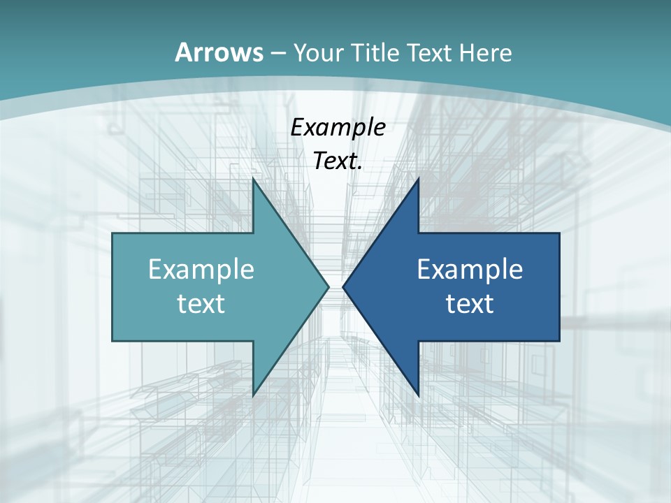 A Blue And White Abstract Powerpoint Presentation PowerPoint Template