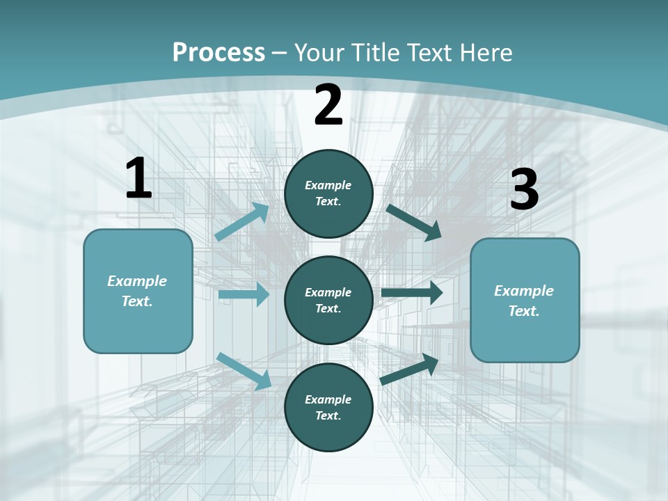 A Blue And White Abstract Powerpoint Presentation PowerPoint Template