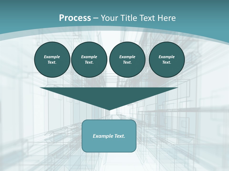 A Blue And White Abstract Powerpoint Presentation PowerPoint Template