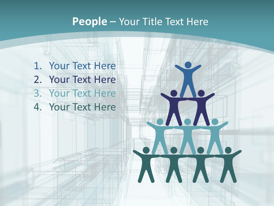 A Blue And White Abstract Powerpoint Presentation PowerPoint Template