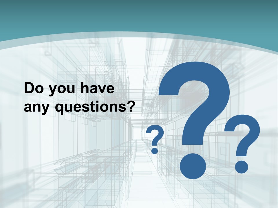 A Blue And White Abstract Powerpoint Presentation PowerPoint Template