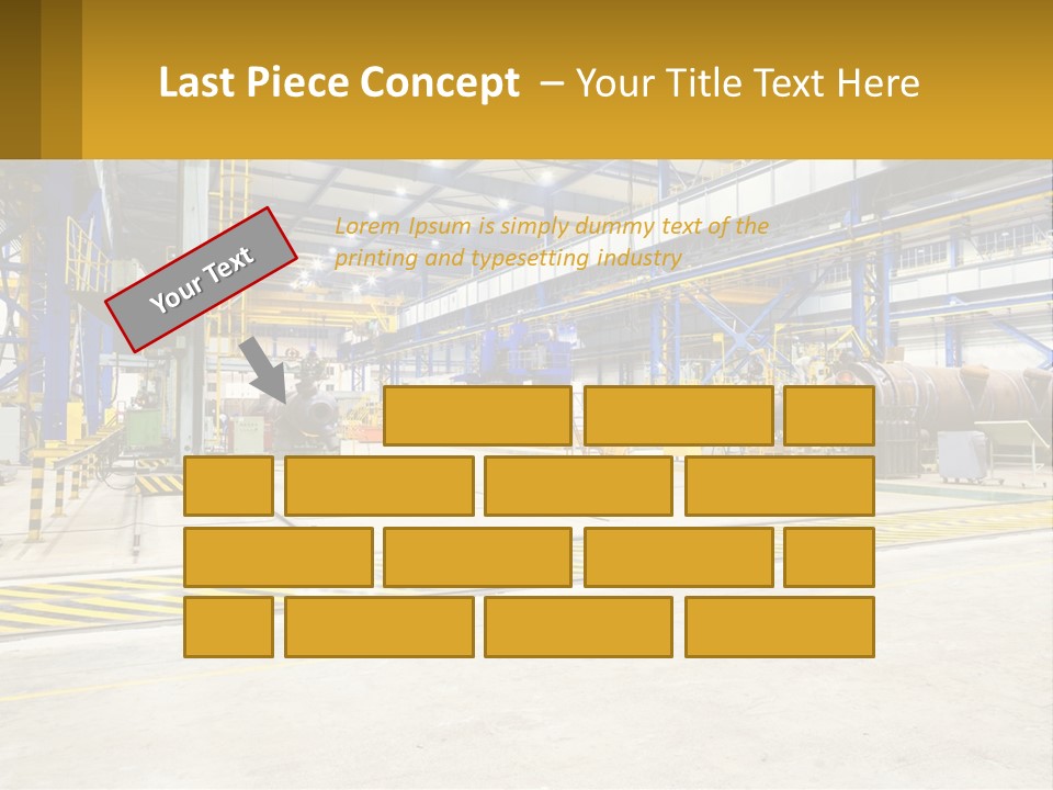 A Large Industrial Power Plant With Lots Of Machinery PowerPoint Template