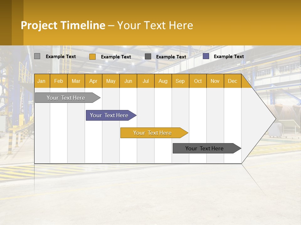A Large Industrial Power Plant With Lots Of Machinery PowerPoint Template