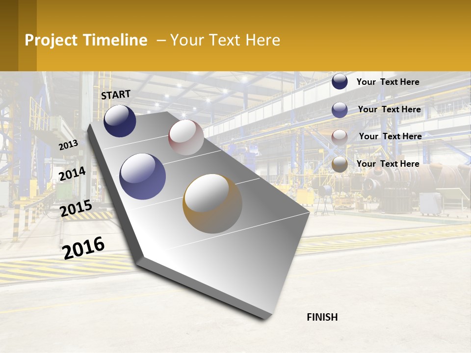 A Large Industrial Power Plant With Lots Of Machinery PowerPoint Template