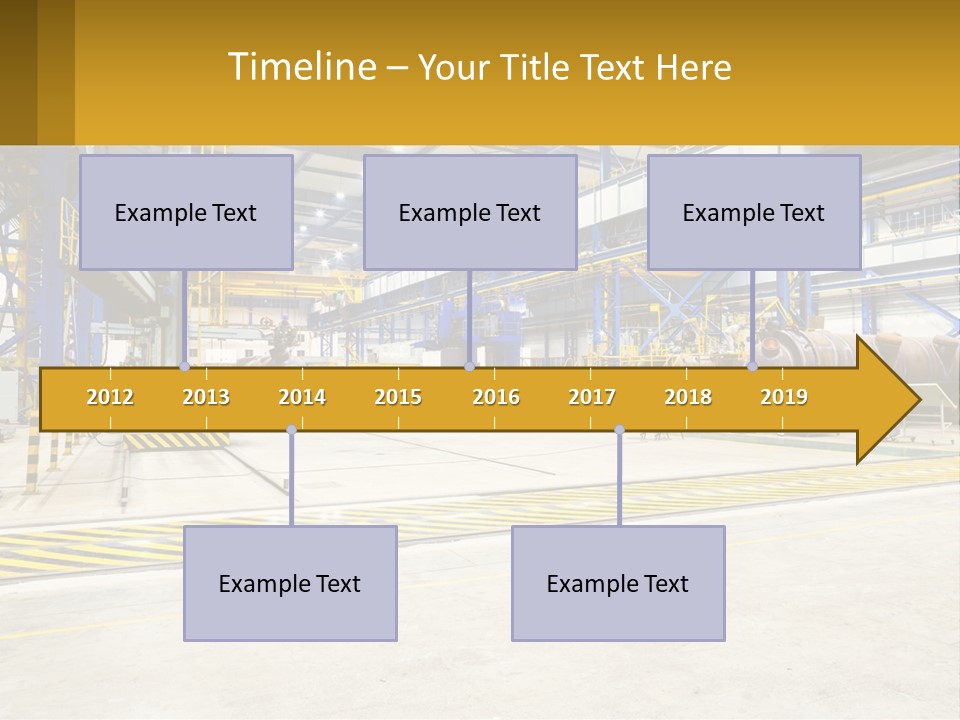 A Large Industrial Power Plant With Lots Of Machinery PowerPoint Template