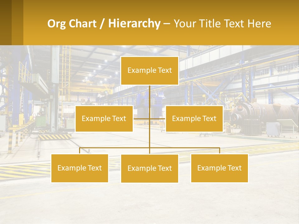 A Large Industrial Power Plant With Lots Of Machinery PowerPoint Template