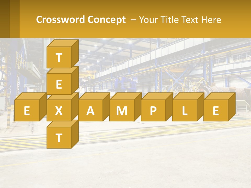 A Large Industrial Power Plant With Lots Of Machinery PowerPoint Template
