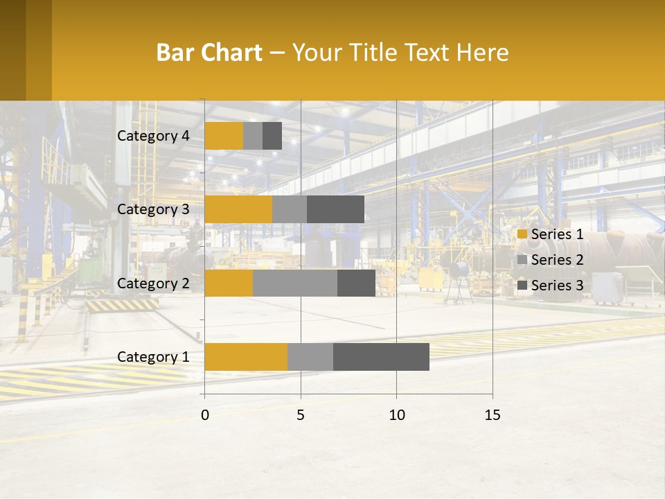 A Large Industrial Power Plant With Lots Of Machinery PowerPoint Template