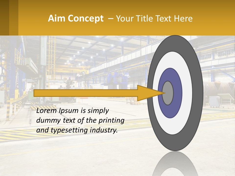 A Large Industrial Power Plant With Lots Of Machinery PowerPoint Template