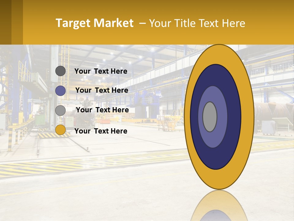 A Large Industrial Power Plant With Lots Of Machinery PowerPoint Template