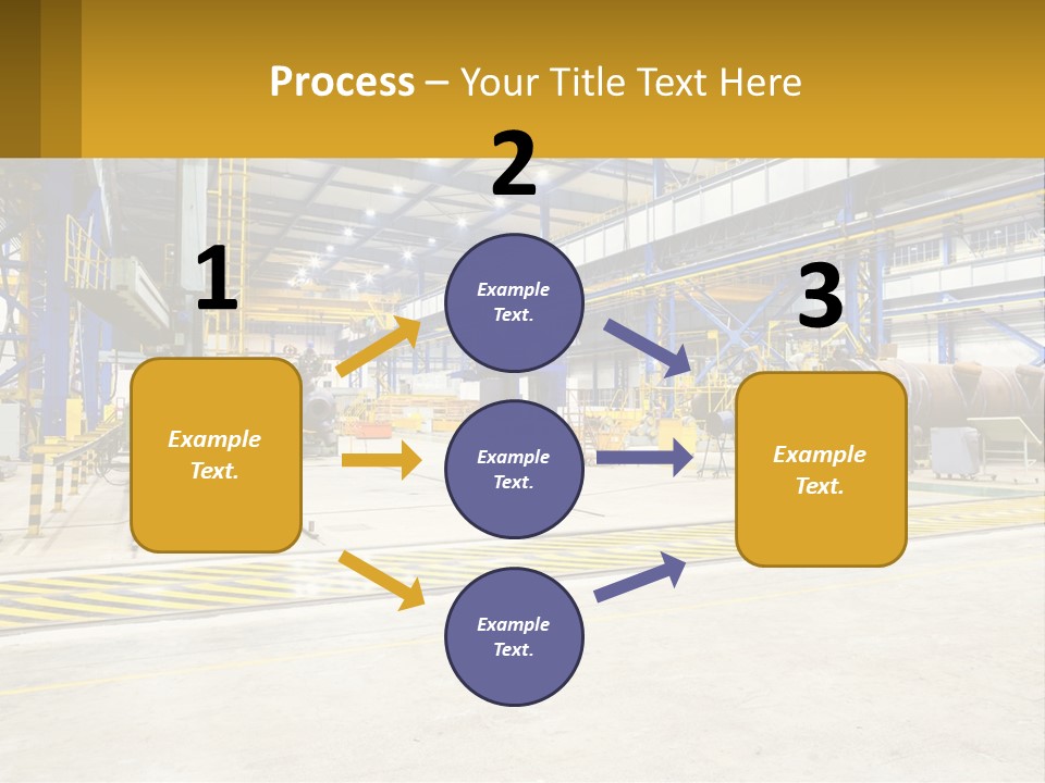 A Large Industrial Power Plant With Lots Of Machinery PowerPoint Template