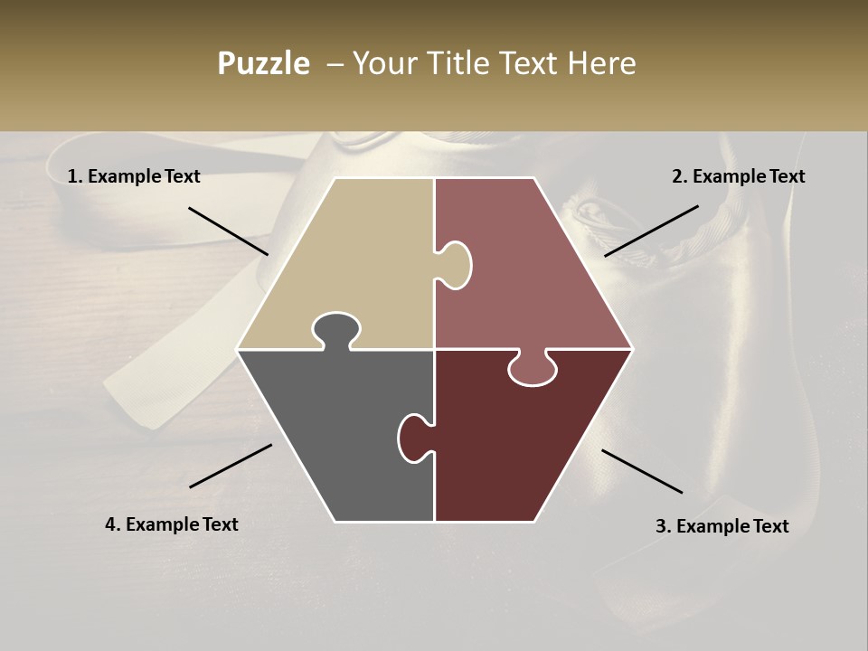 A Pair Of Ballet Shoes Sitting On Top Of A Wooden Floor PowerPoint Template