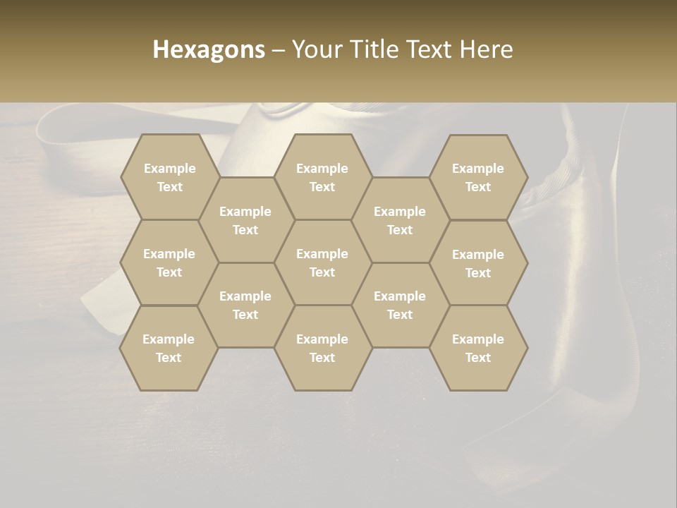 A Pair Of Ballet Shoes Sitting On Top Of A Wooden Floor PowerPoint Template