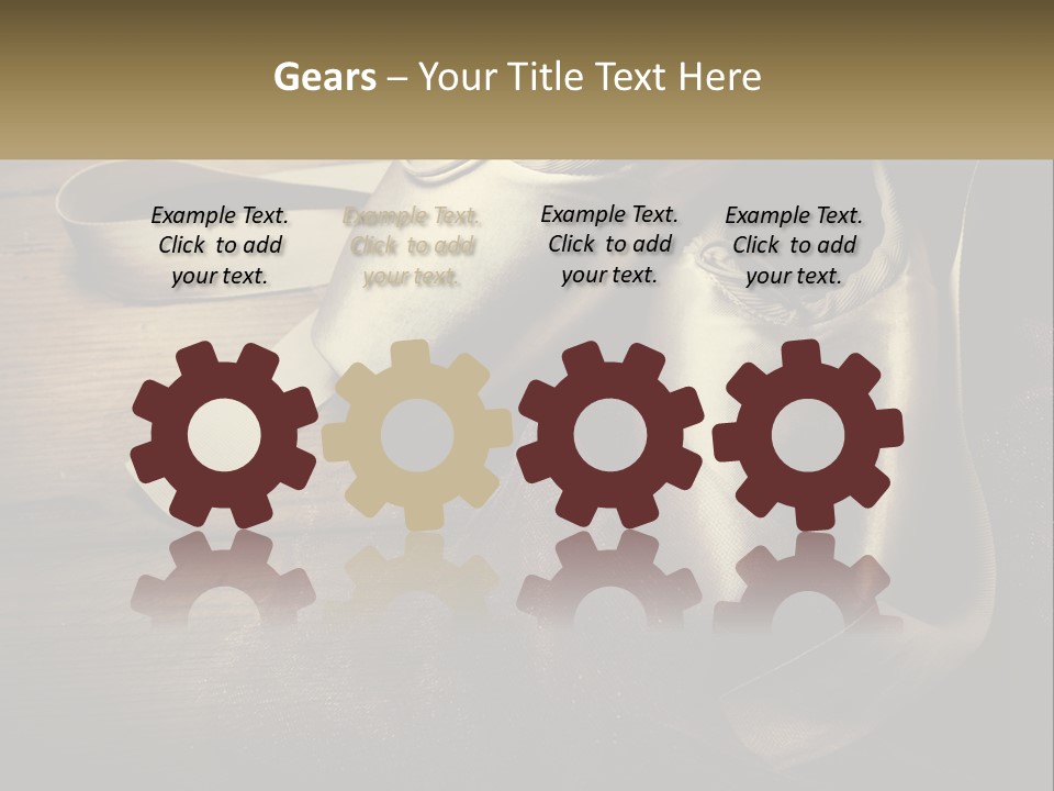 A Pair Of Ballet Shoes Sitting On Top Of A Wooden Floor PowerPoint Template