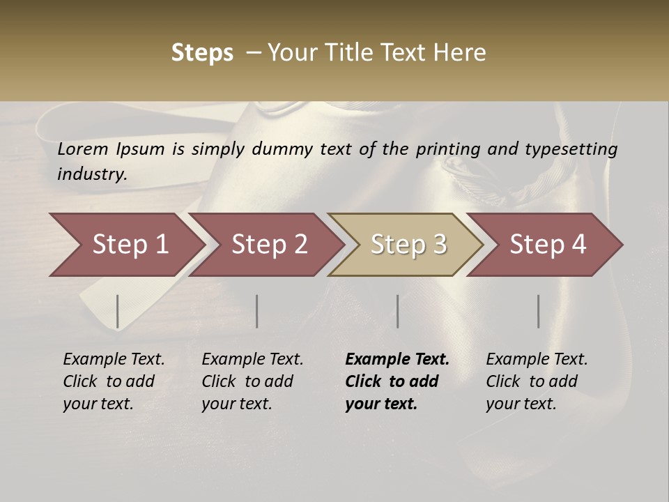 A Pair Of Ballet Shoes Sitting On Top Of A Wooden Floor PowerPoint Template