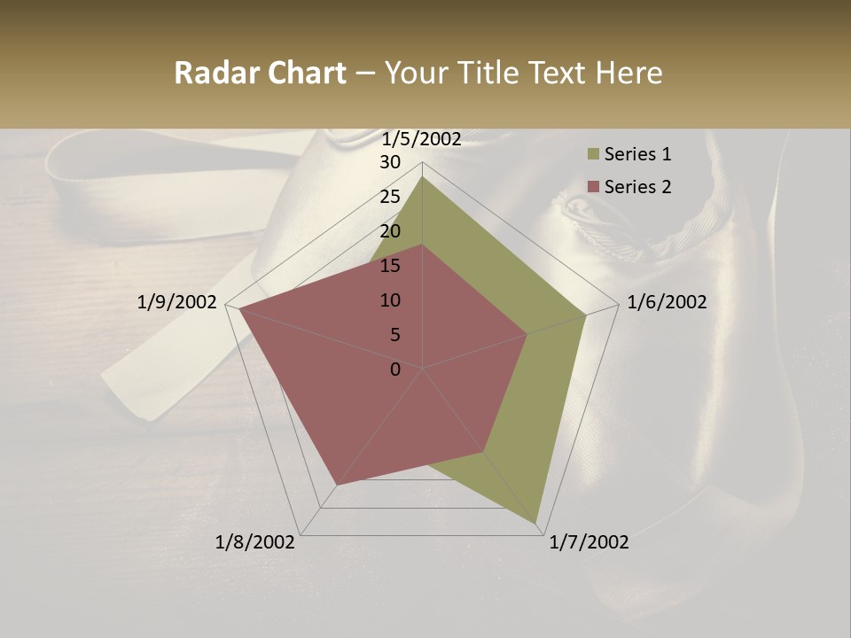 A Pair Of Ballet Shoes Sitting On Top Of A Wooden Floor PowerPoint Template