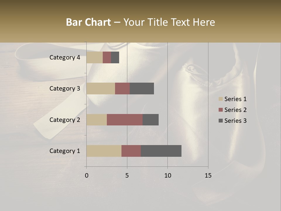 A Pair Of Ballet Shoes Sitting On Top Of A Wooden Floor PowerPoint Template