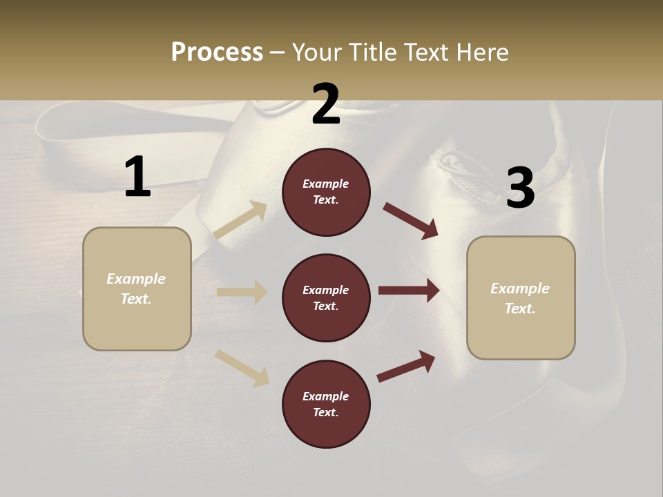 A Pair Of Ballet Shoes Sitting On Top Of A Wooden Floor PowerPoint Template